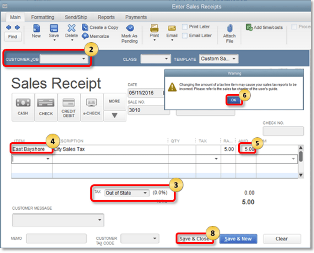 quickbooks pay sales tax with credit card